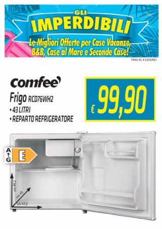 FRIGOBAR COMFEE RCD76WH2